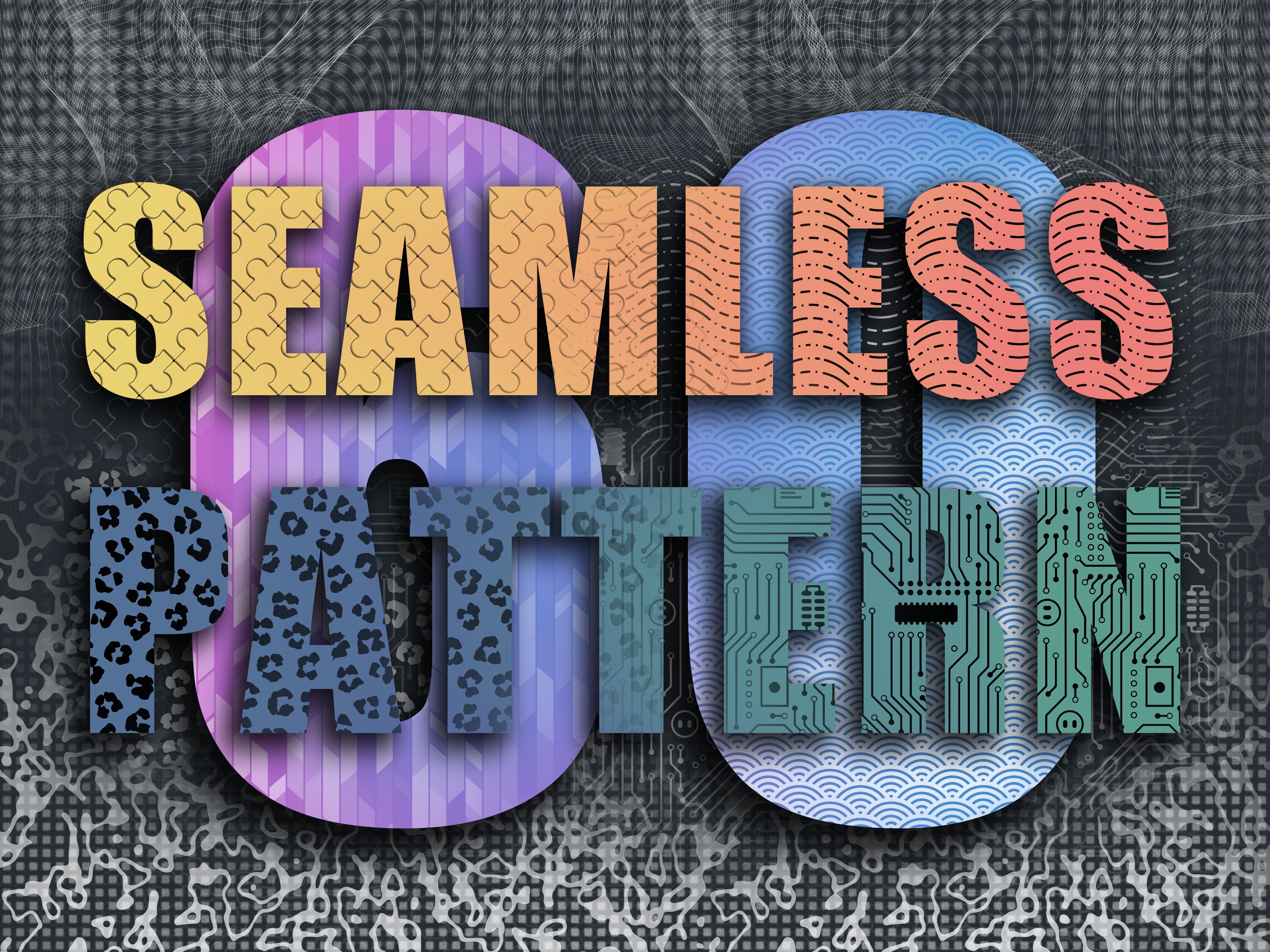 Procreate Seamless Pattern Brushes, Texture, Procreate Brushes for Ipad ...