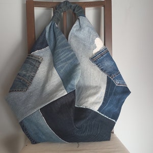 Japanese origami denim bag