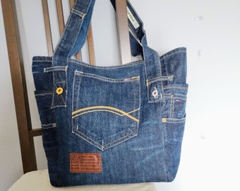 Sac bandoulière en jean TOMMY HILFIGER