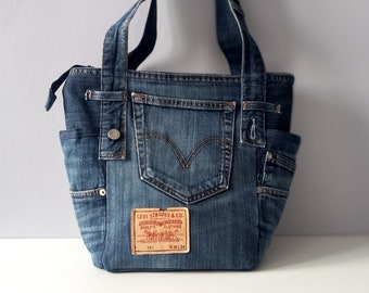 Denim shoulder bag LEVIS Zippered bag