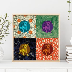 Birmingham Bulls - Canvas 30x30 cm image 3