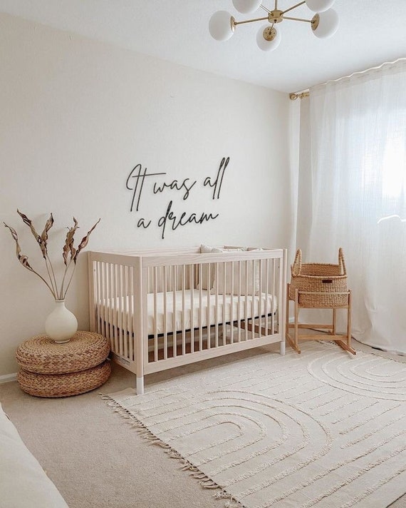 It Was All A Dream Wall Art, Above Baby Crib Sign, It Was All A Dream Sign, Nursery Wood Wall Art, Dream Wood Sign, Wood Wall Signs Nursery