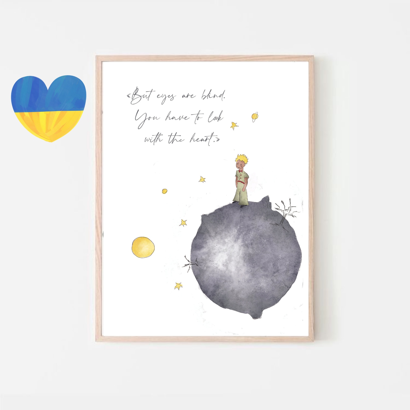 The Little Prince Printable the Little Prince Wall Art the Etsy