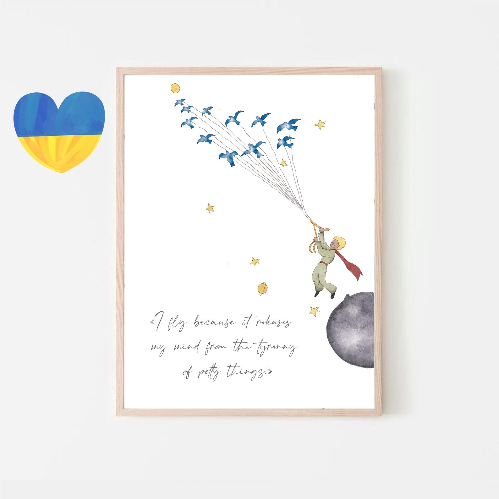 The Little Prince Printable the Little Prince Wall Art the - Etsy