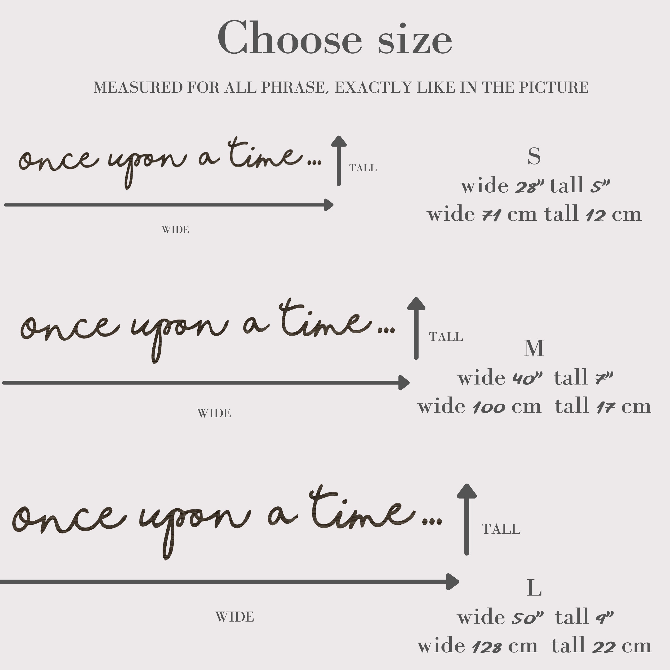 Wood Art for Nursery, Once Upon A Time Sign, Nursery Bookshelf Decor