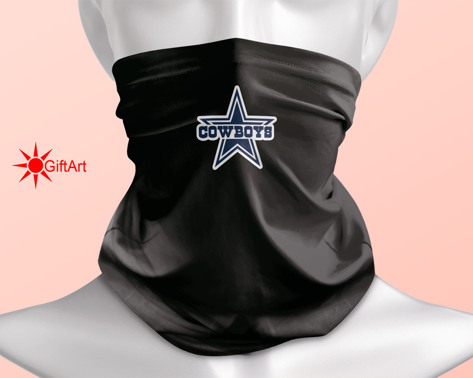 Dallas Cowboys Neck Gaiter Sport Neck Gaiter Football Neck Etsy