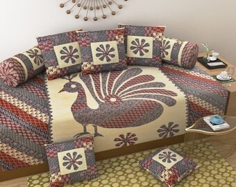 diwan cot pillows set