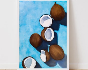 Coconut Painting Print