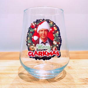 Clark Griswold Christmas family vacation 440ml craft beer glass