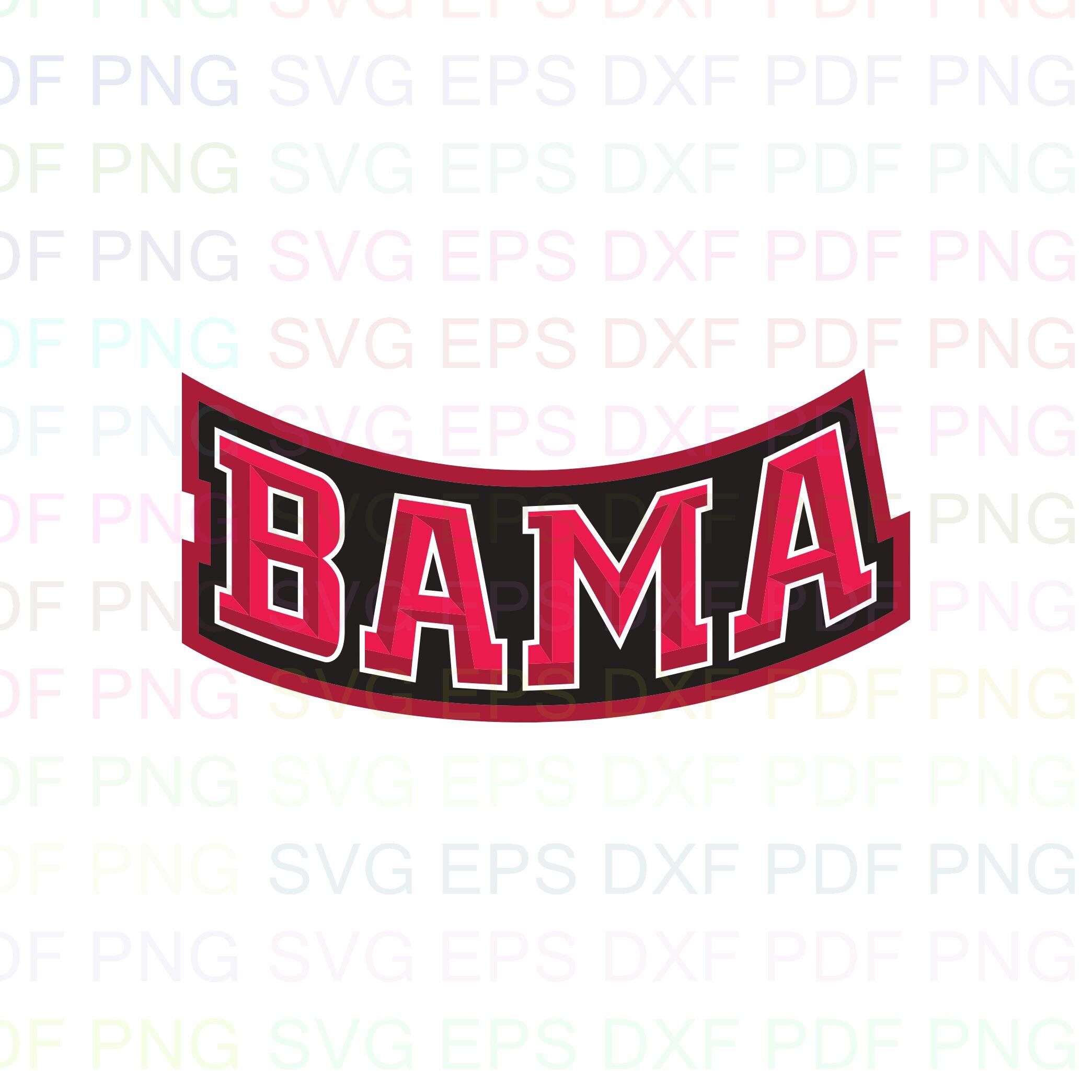 Alabama Crimson Tide Logo Graphics Design SVG By Vectordesign On