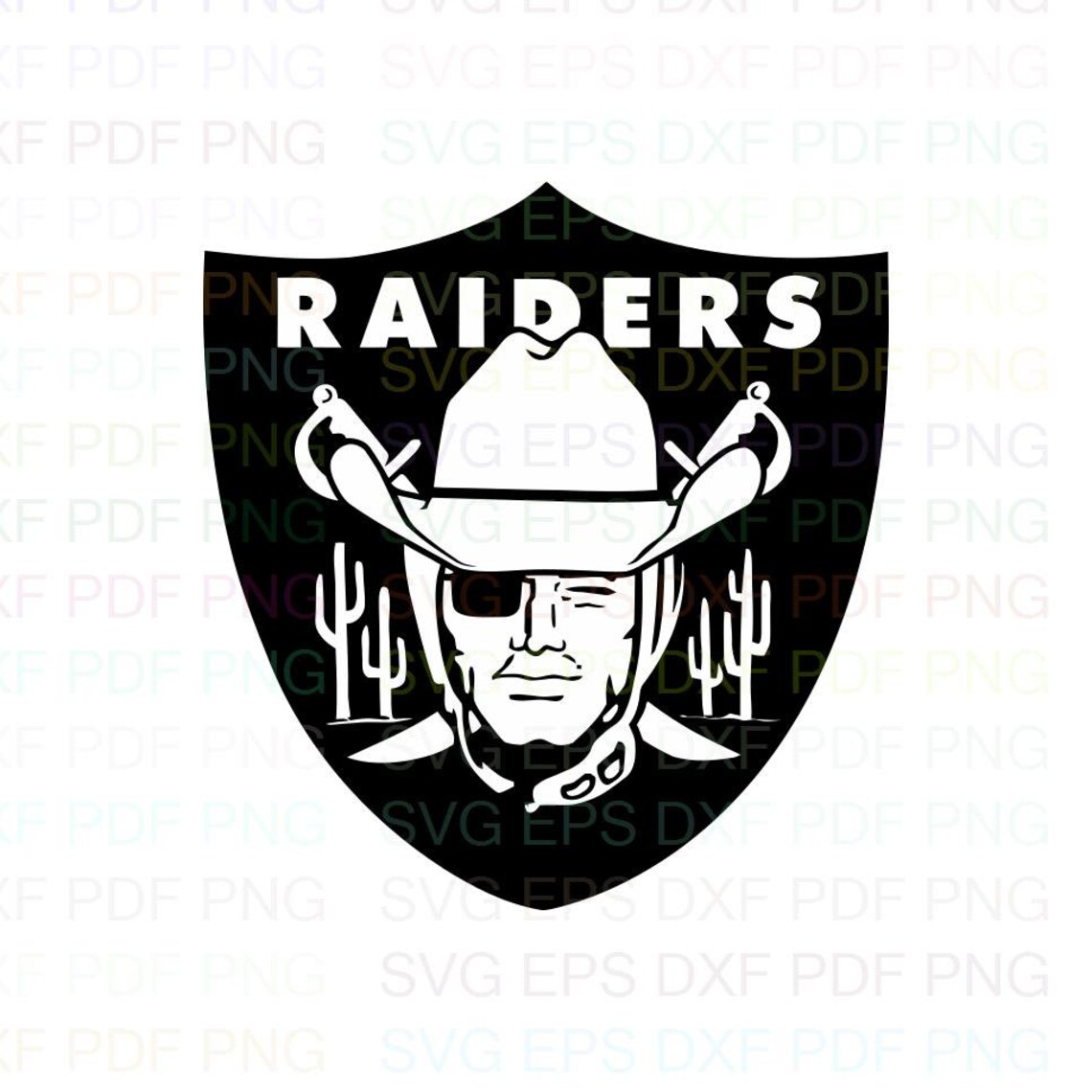 Download Oakland Raiders Nfl 3 Svg Dxf Eps Pdf Png Cricut Cutting | Etsy
