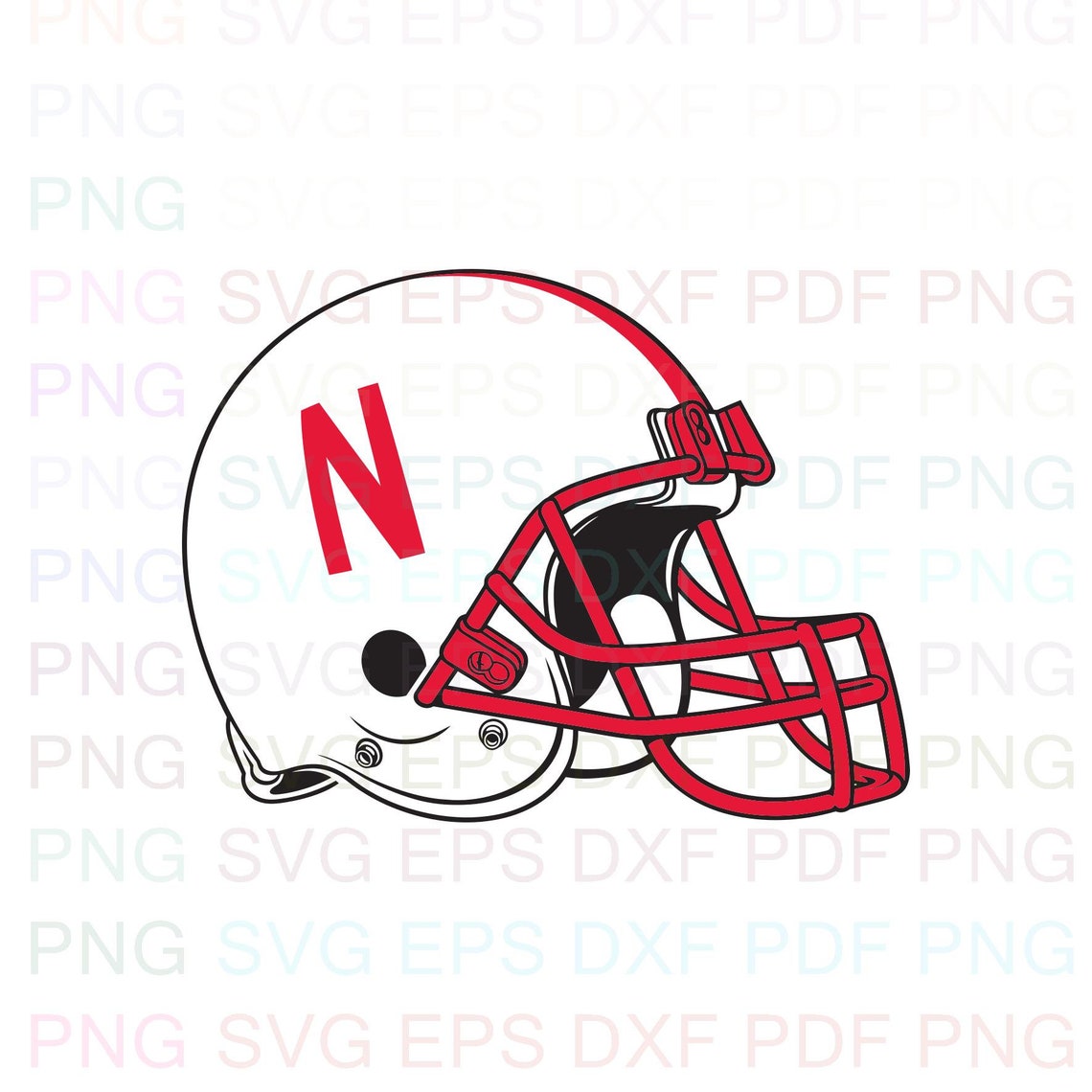 Nebraska Huskers Ncaa Football 19 Svg Dxf Eps Pdf Png Cricut | Etsy