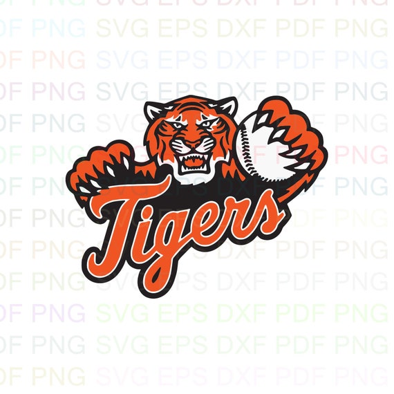 Detroit Tigers Mlb 17 Svg Dxf Eps Pdf Png Cricut Cutting | Etsy