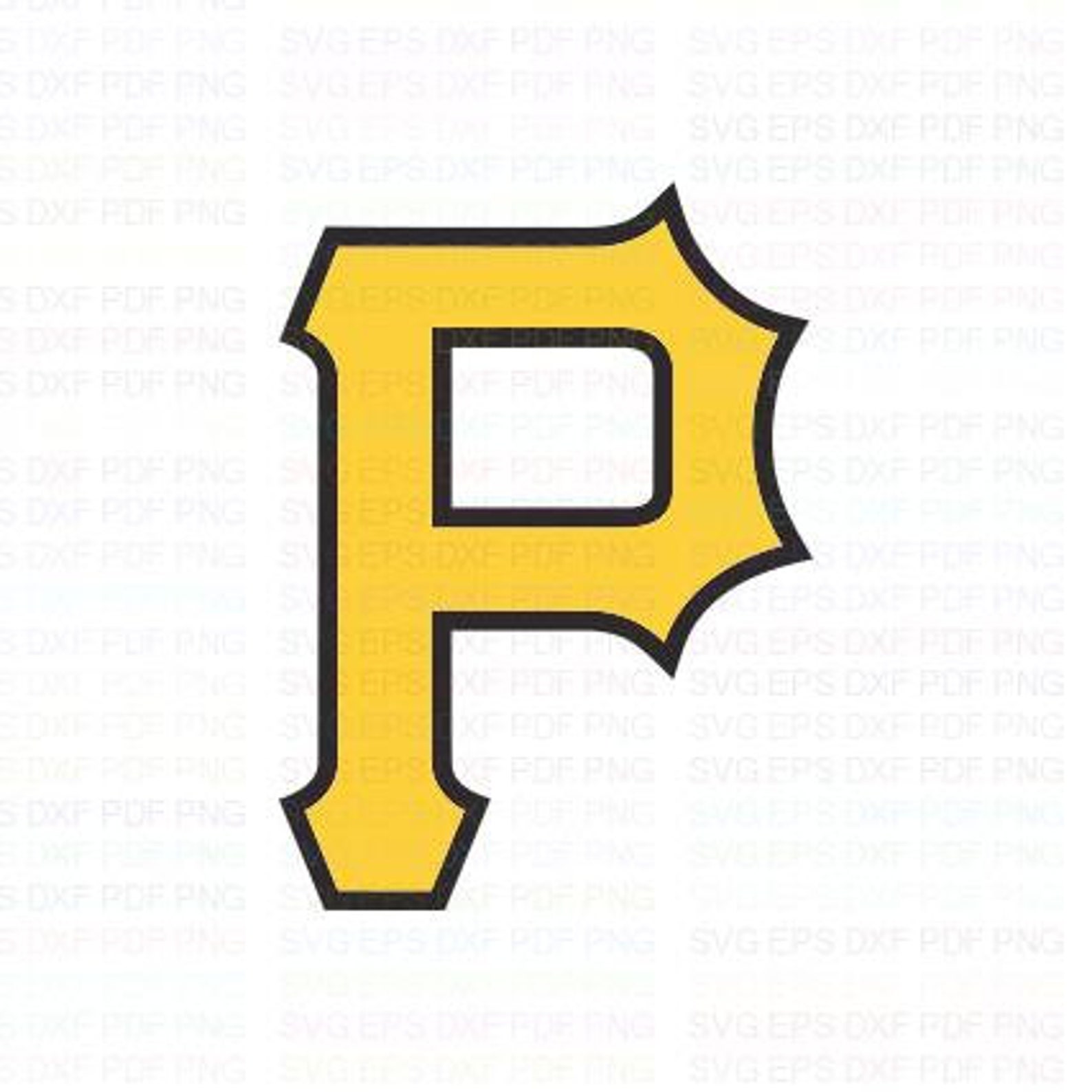 Pittsburgh Pirates Mlb 4 Svg Dxf Eps Pdf Png Cricut Cutting Etsy