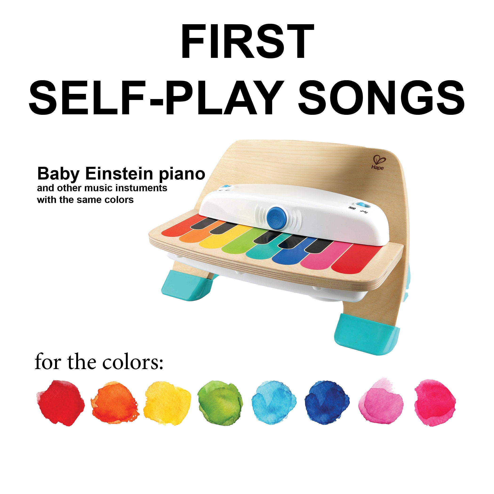 Songs for Baby Einstein Piano DIGITAL First Self-play Set Color