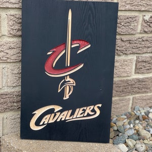 Cleveland Cavaliers Carved Wooden Sign: NBA Sports Decor - Etsy