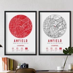 GroundDesigns Mappa Artistica Stadio Hillsborough - Sheffield Wednesday FC - Stampa A3 300g/m²