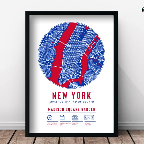 Ny Rangers - Etsy