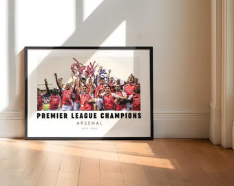 Arsenal Premier League Champions 2025-26 Art Print | Team