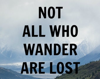 Not All Who Wander Are Lost Arrows 8x10 Instant Download - Etsy