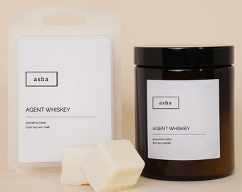 Agent Whiskey | Soy Candle & Wax Melt | Kingsman