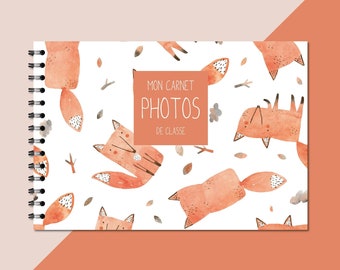 Class Photos Notebook _ School book _ School memories _ Kindergarten _ Primary _ College _ Fox