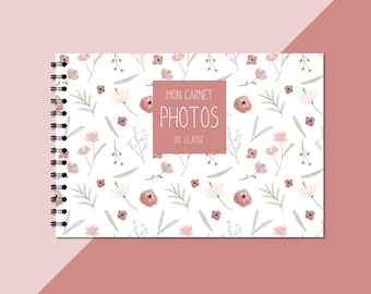 Class Photos Notebook _ School book _ School memories _ Kindergarten _ Primary _ College _ Flowers