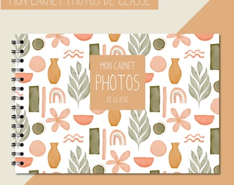 A4 Class Photo Book - School Memory Album to Complete - School Years Photos - Kindergarten - Primary School - Middle School - High School - Band