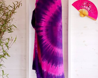 Tie Dye Spiral Nebula Sarong | Beach wrap