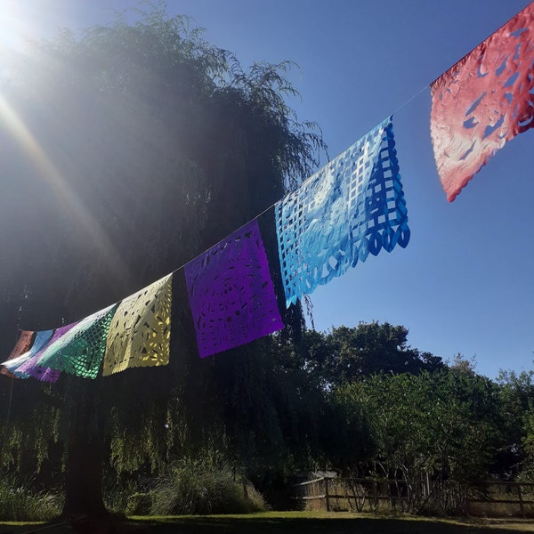 Papel Picado Dia De Muertos Bunting | Mexican Day of the Dead paper flags