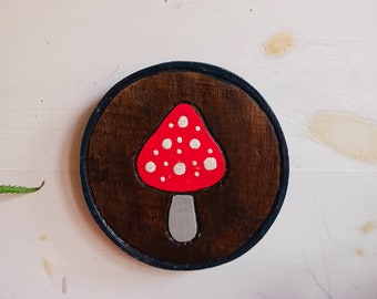 Mini plaque murale champignon