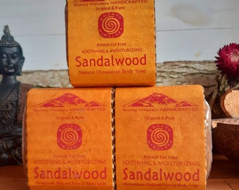 Natural Himalayan Sandalwood Soap 100g bar