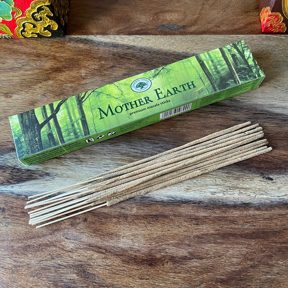 Green Tree Mother Earth Incense Sticks 15gm Etsy