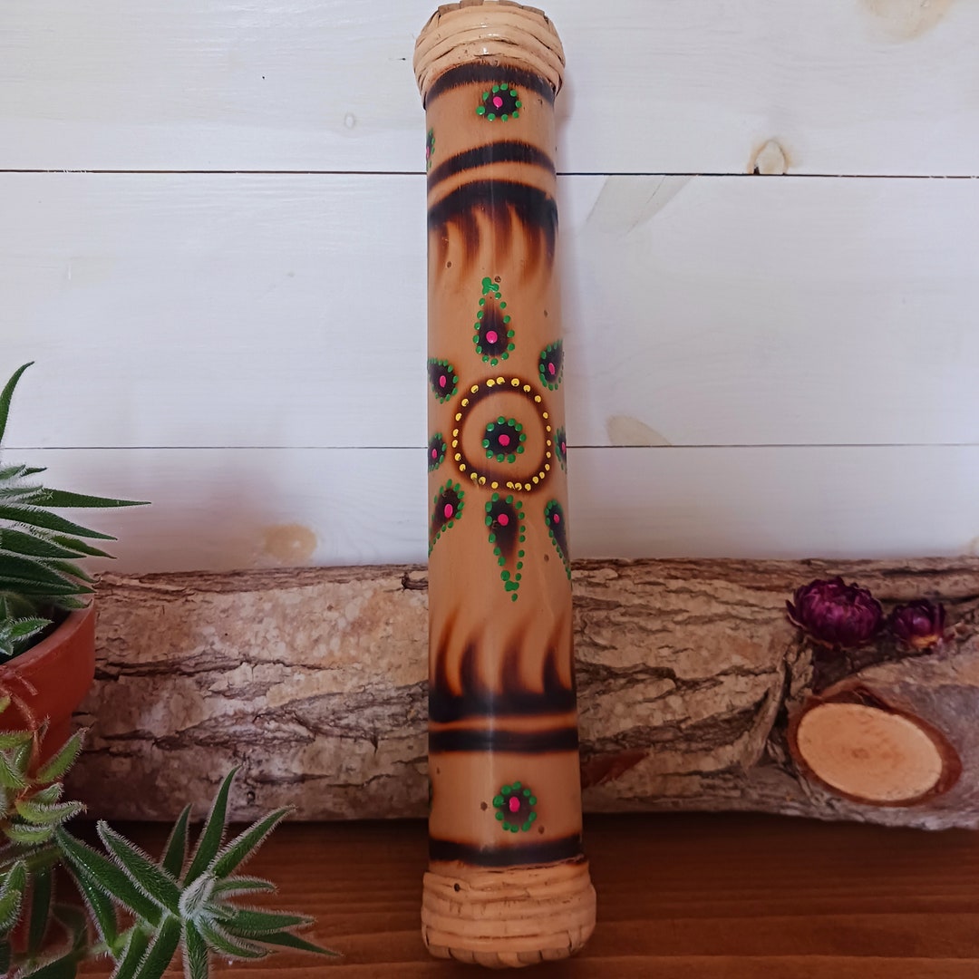 Bâton de Pluie pour Enfants en Bois - Bois et Poterie