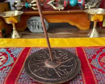 Om Tibetan Incense Holder