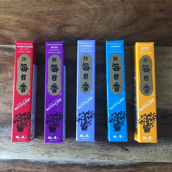 Morning Star Incense 50 incense sticks  | Japanese daily use Incense