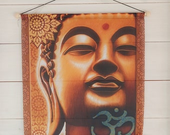 Bannière de méditation | Bouddha doré