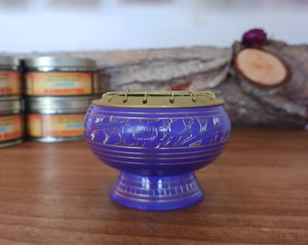 Crown Chakra Resin Incense Burner | Charcoal Jar