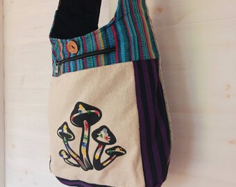 Mushroom Shoulder/Crossbody Bag | Large