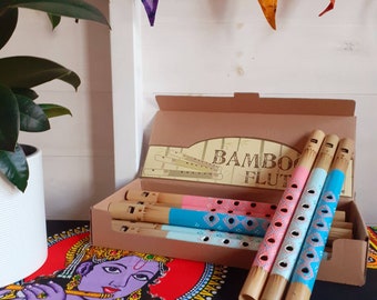 Pastel Bamboo Flutes