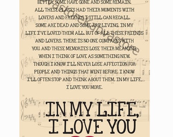 Love Song Digital File In My Life Lyrics Png Music Lover Download File The Beatles Download File Song Lyrics File Love Music Jpg Prints Art Collectibles Kromasol Com