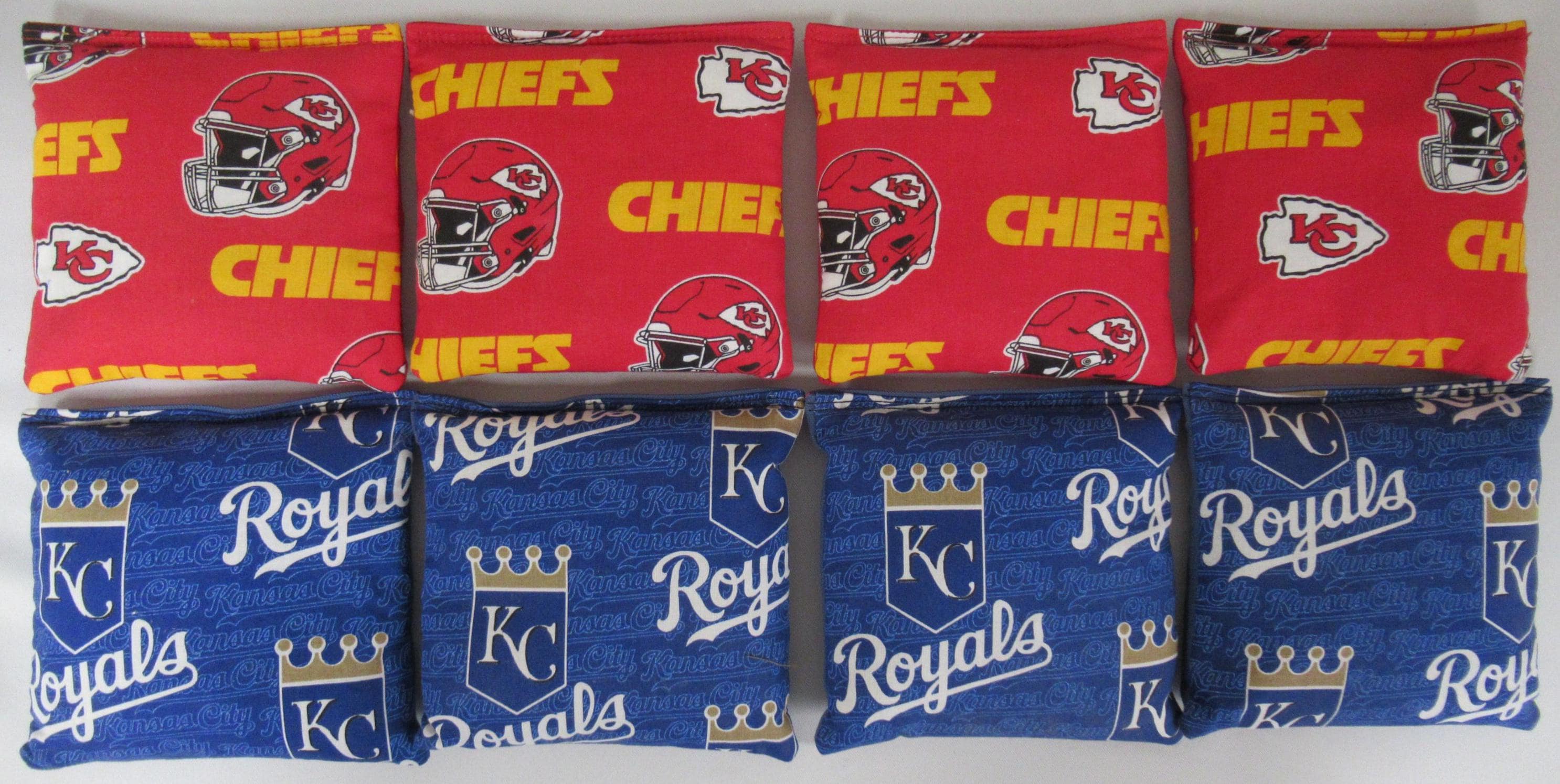 Set 8 Sacchetti Per Cornhole – Tema Kansas City Chiefs, Gioco Da Lancio