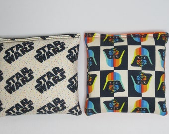 Set of 8 Cornhole Bags Star Wars Storm Trooper Darth Vader Retro Handmade MADE in the USA
