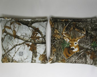 Cornhole Bean Bags Pink Camo Deer Camoflauge Antlers ACA Real Tree Hunting Bags 