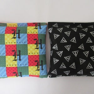 Set of 8 Cornhole Bags Harry Potter ACA Regulation Size Handmade MADE in the USA