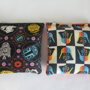 Set of 8 Cornhole Bags Star Wars Storm Trooper Darth Vader Retro Handmade MADE in the USA