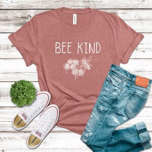 Bee kind shirt, Kindness shirt, be kind, Motivational shirt, Inspirational shirt, gift for her, Positive shirt, Mental health shirt