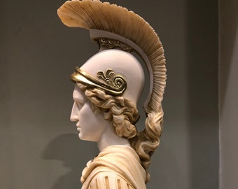 Alexander the Great Alabaster Bust - Handmade Hellenistic Statue