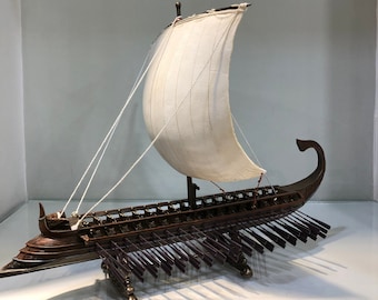Greek Trireme~ Ancient Boat of the Phoenicians, Ancient Greeks and Romans