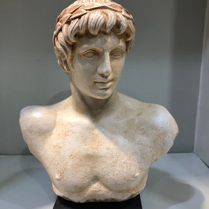 Ancient Greek God Apollo Bust